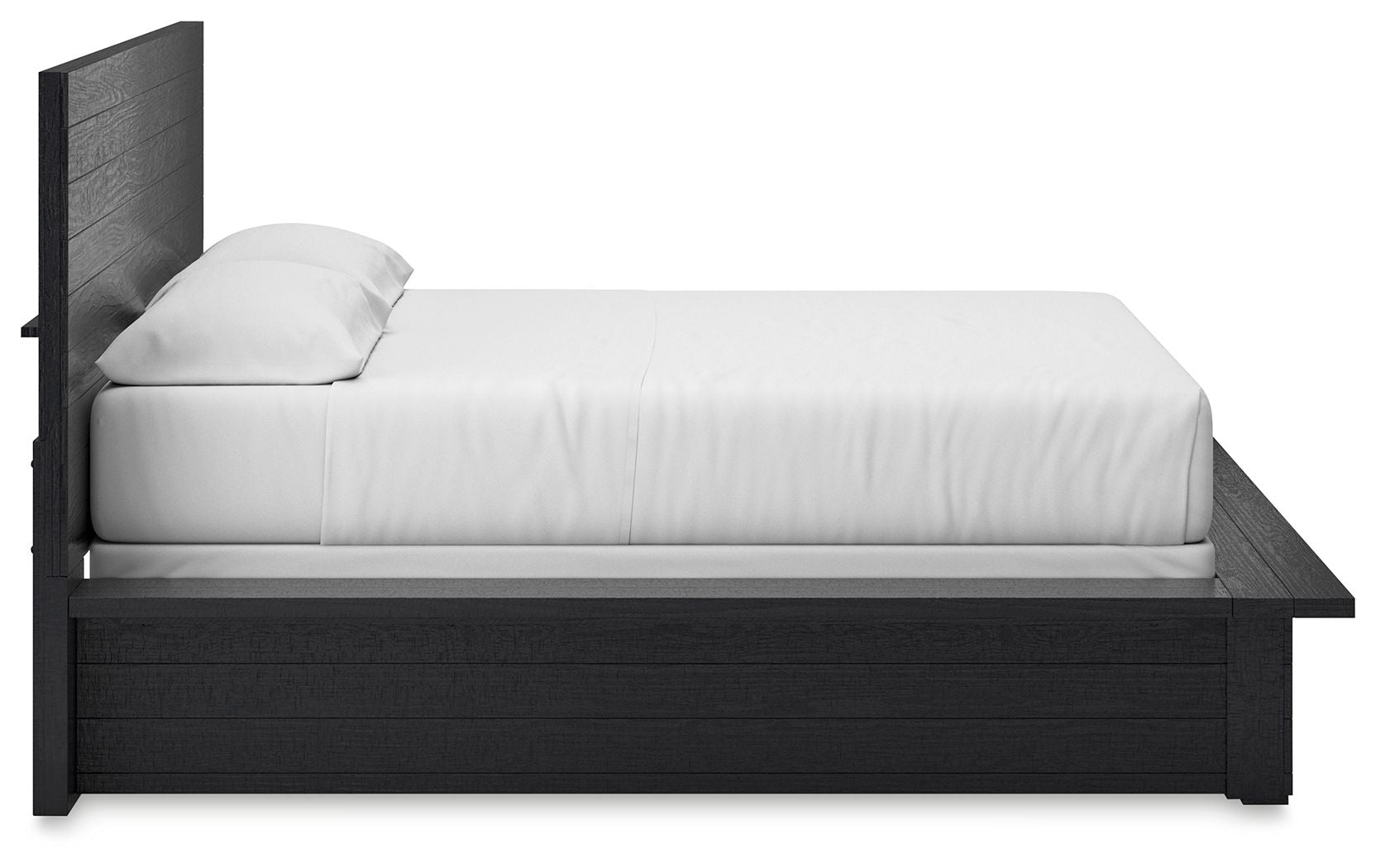 Londer - Black - California King Panel Bed