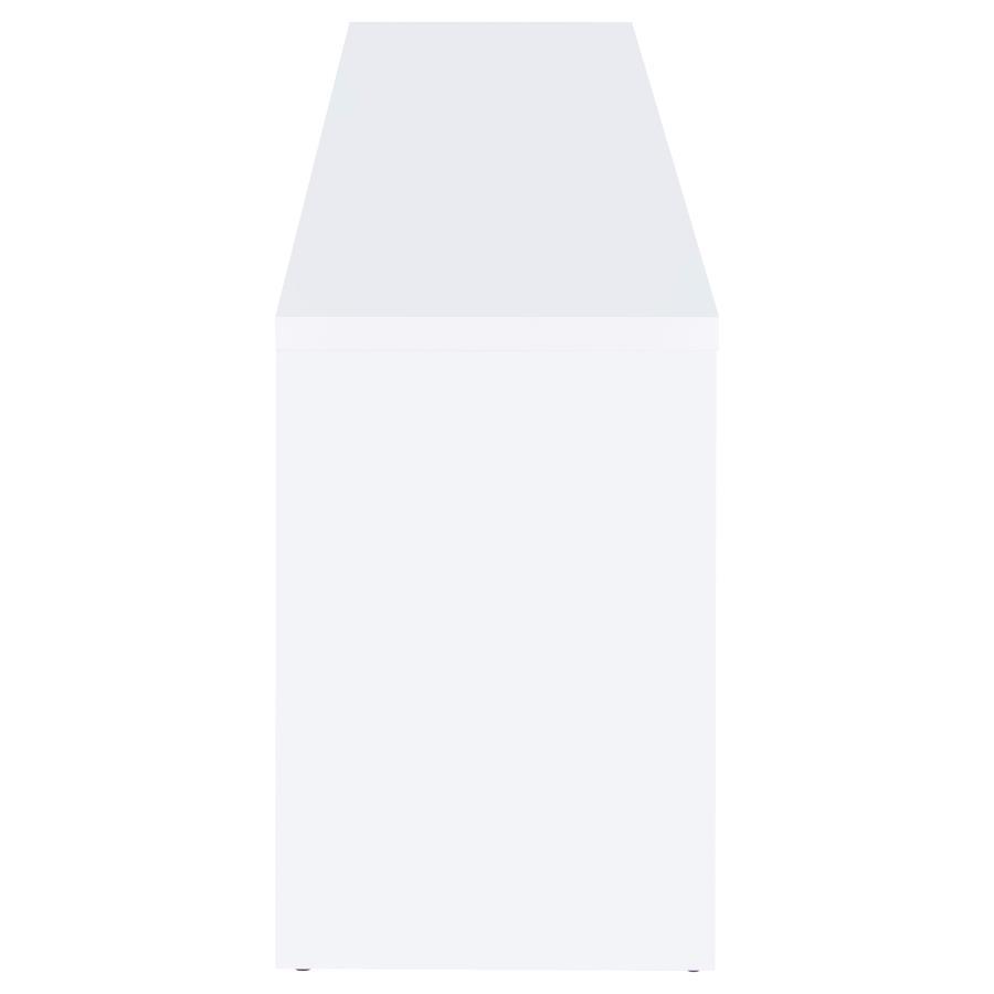 Laughlin - 4 Door Engineered Wood TV Stand - White