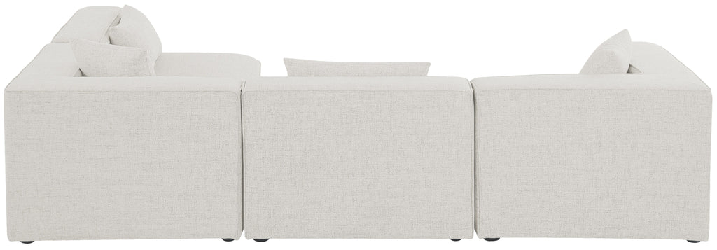 Cube - Linen 4 Piece Modular Corner Sectional
