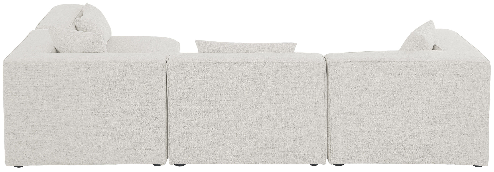 Cube - Linen 4 Piece Modular Corner Sectional