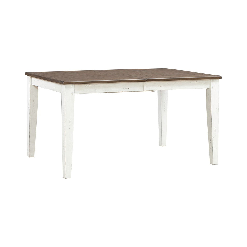 Al Fresco - Rectangular Leg Table - Graphite / Whitestone