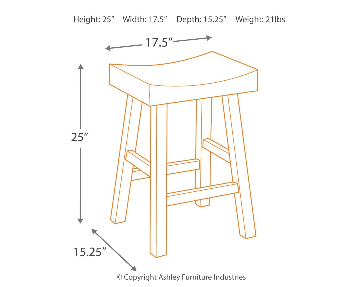 Glosco - Stool (Set of 2)