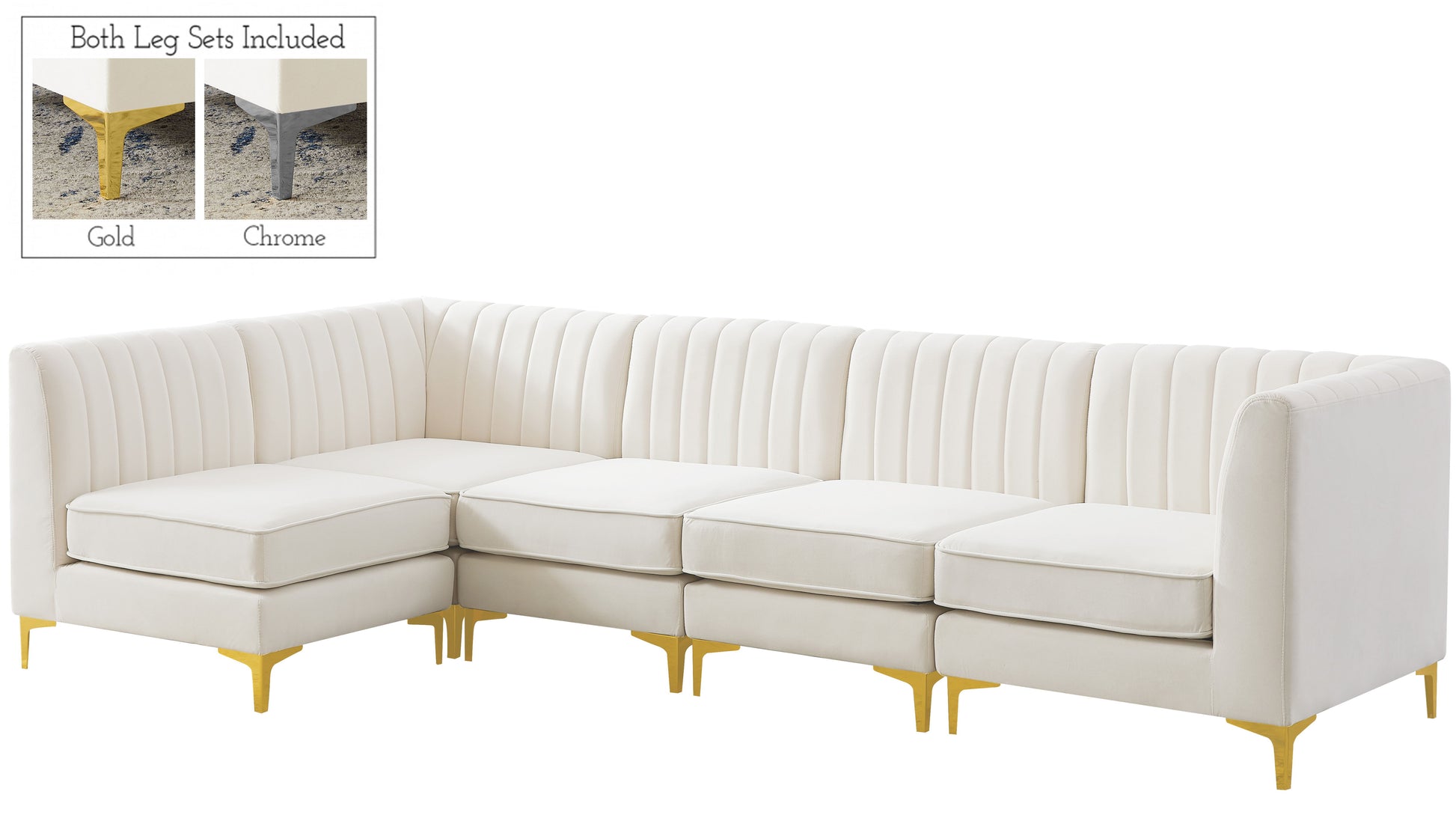 Alina - 5 Piece Modular Sectional