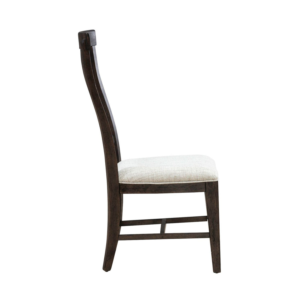 Grant Park - Slat Back Side Chair (RTA) - Brown