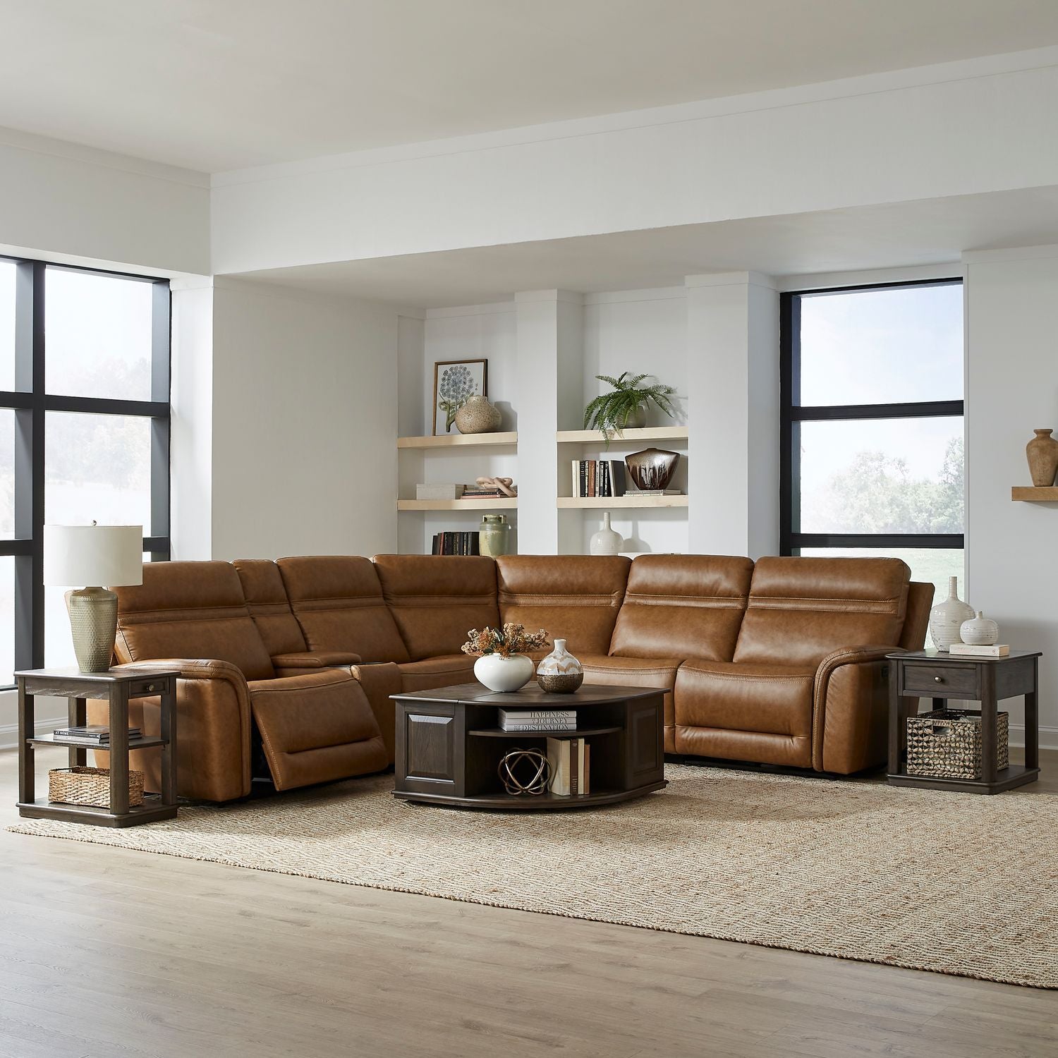 Cooper - 6 Piece Sectional - Brown