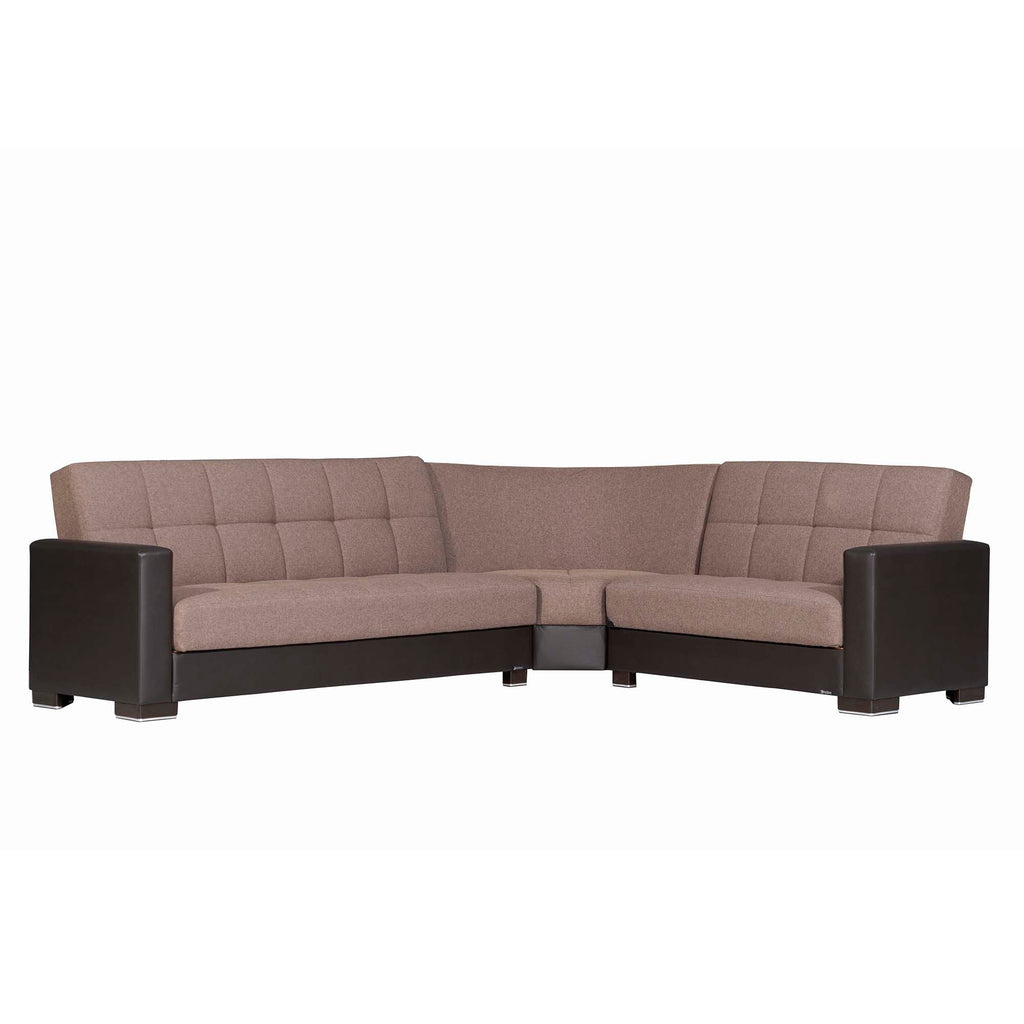 Ottomanson Armada - Upholstered Convertible Sectional With Storage - Polyester