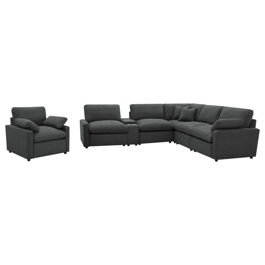 Collins - 6-Piece Modular Power Reclining Sectional