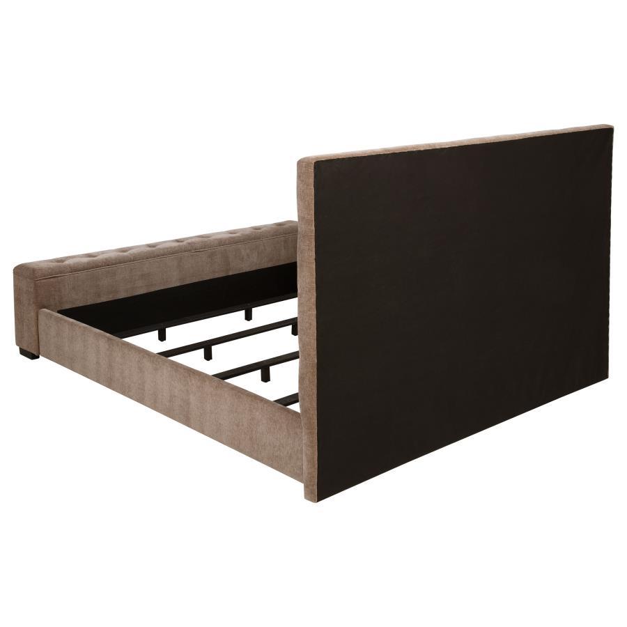 Senna - Upholstered Audio Flame Visualizer Bed