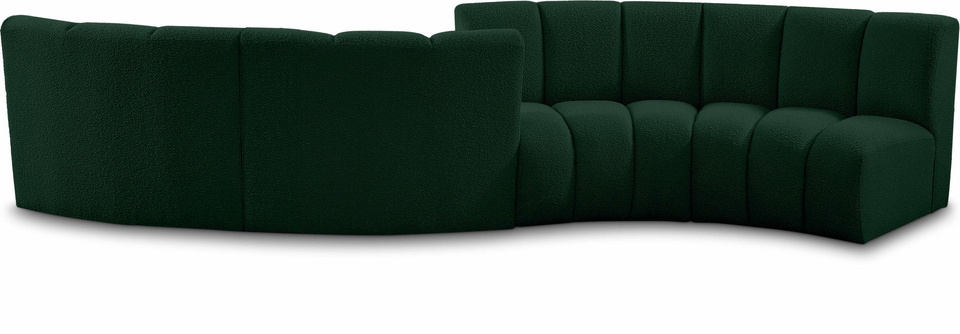 Infinity - 4 Piece Modular Sectional - Green - Fabric