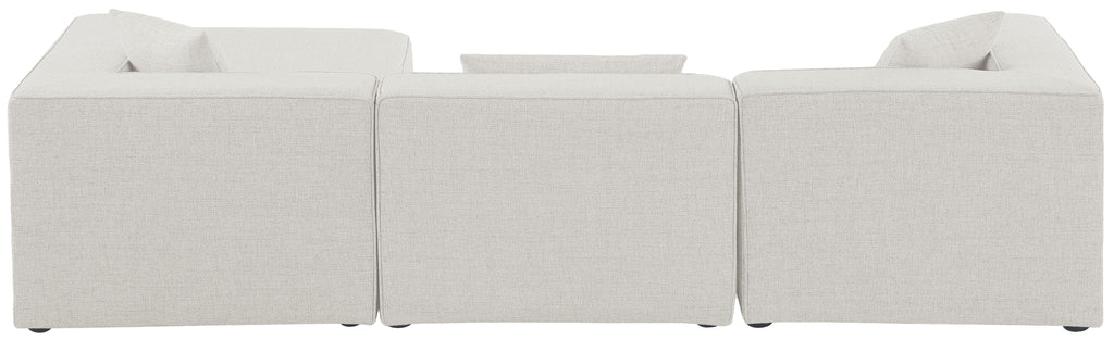 Cube - Linen 4 Piece Modular Sectional With Chaise