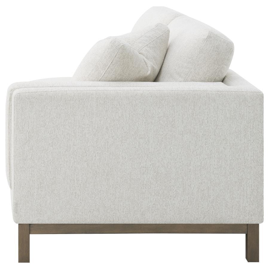Geneva - Boucle Upholstered Sectional Chaise Sofa - Sand
