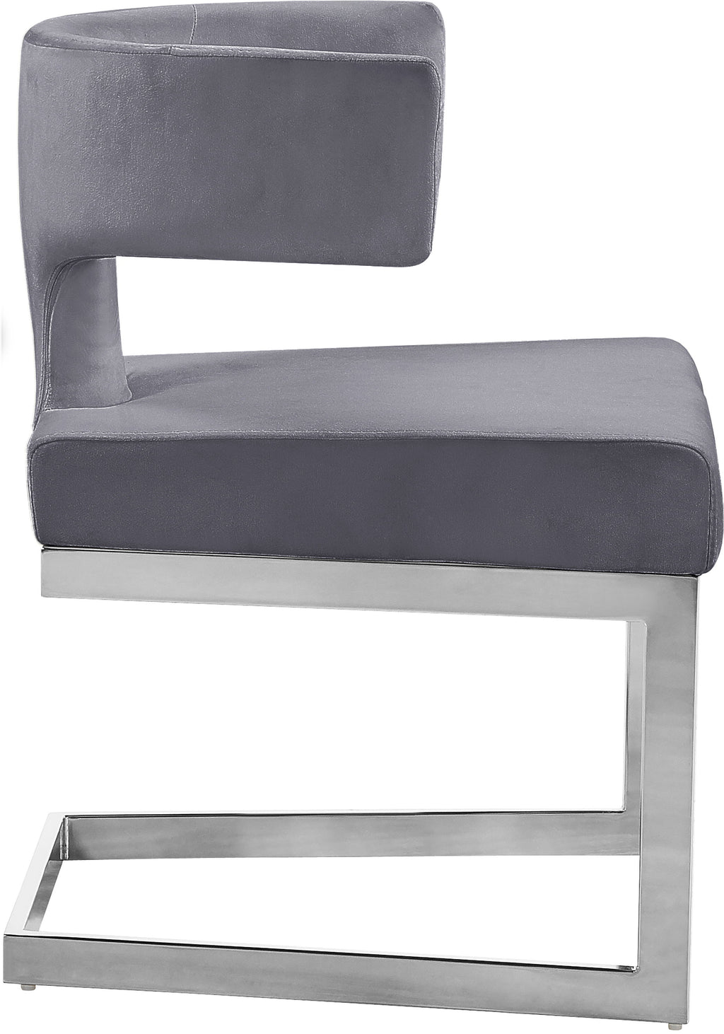 Alexandra - Dining Chair with Chrome Legs