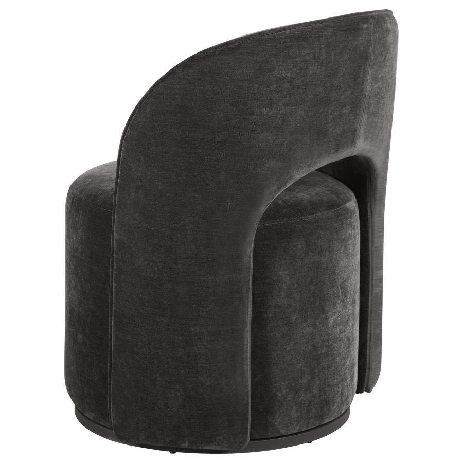Harjo - Velvet Upholstered Swivel Accent Chair