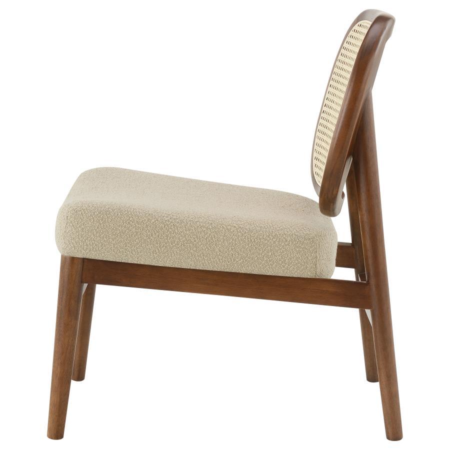Rayo - Rattan Cane Back Accent Chair With Padded Seat
