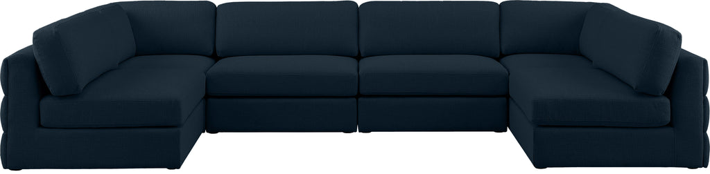 Beckham - 6 Piece Modular U-Shaped Armless Sectional