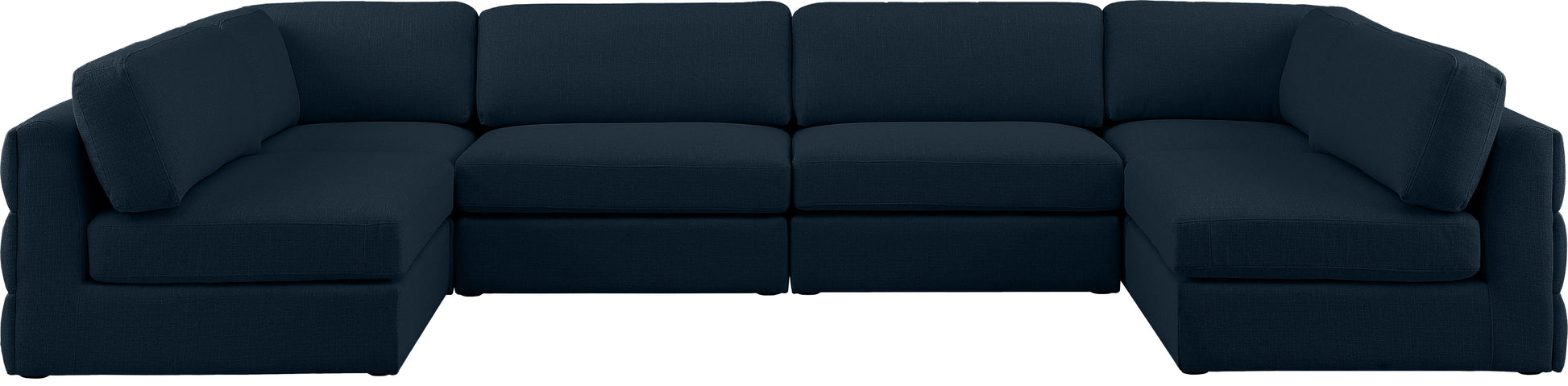 Beckham - 6 Piece Modular U-Shaped Armless Sectional