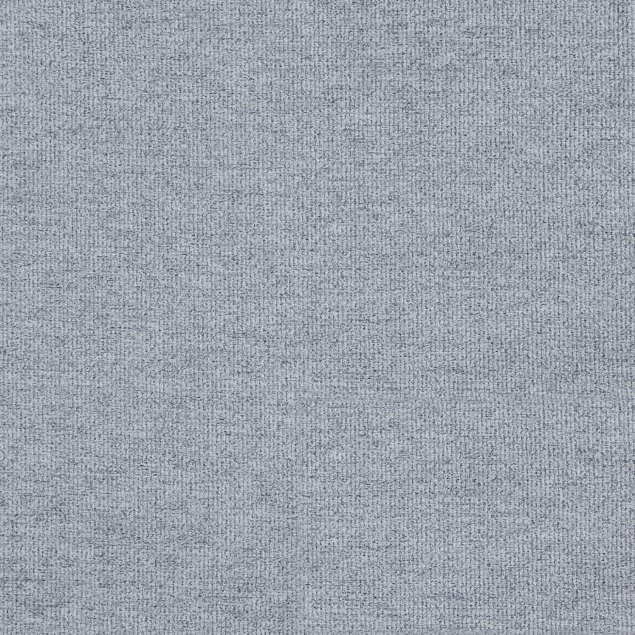 Abby - Fabric Upholstered Swivel Dining Arm Chair - Light Gray