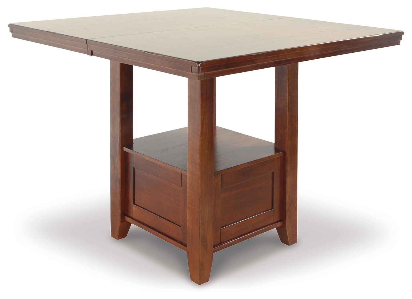 Ralene - Medium Brown - Rectangular Dining Room Counter Extension Table