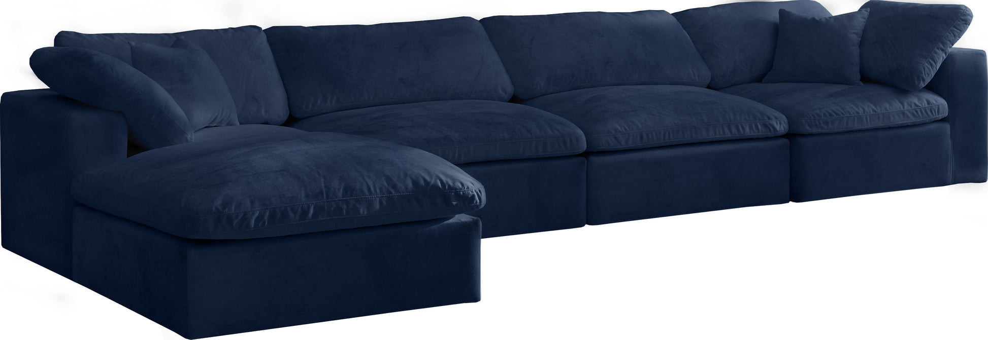 Cozy - 5 Piece Modular Sectional With Chaise