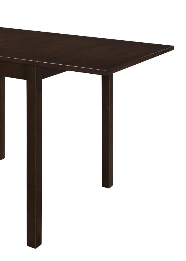Kelso - 3 Piece Drop Leaf Dining Table Set - Cappuccino