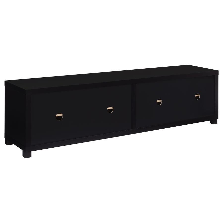 Jupiter - 3 Piece Entertainment Center TV Stand - Black