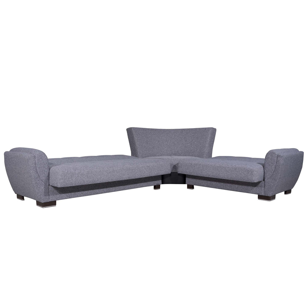 Ottomanson Armada Air - Upholstered Convertible Sectional With Storage - Polyester