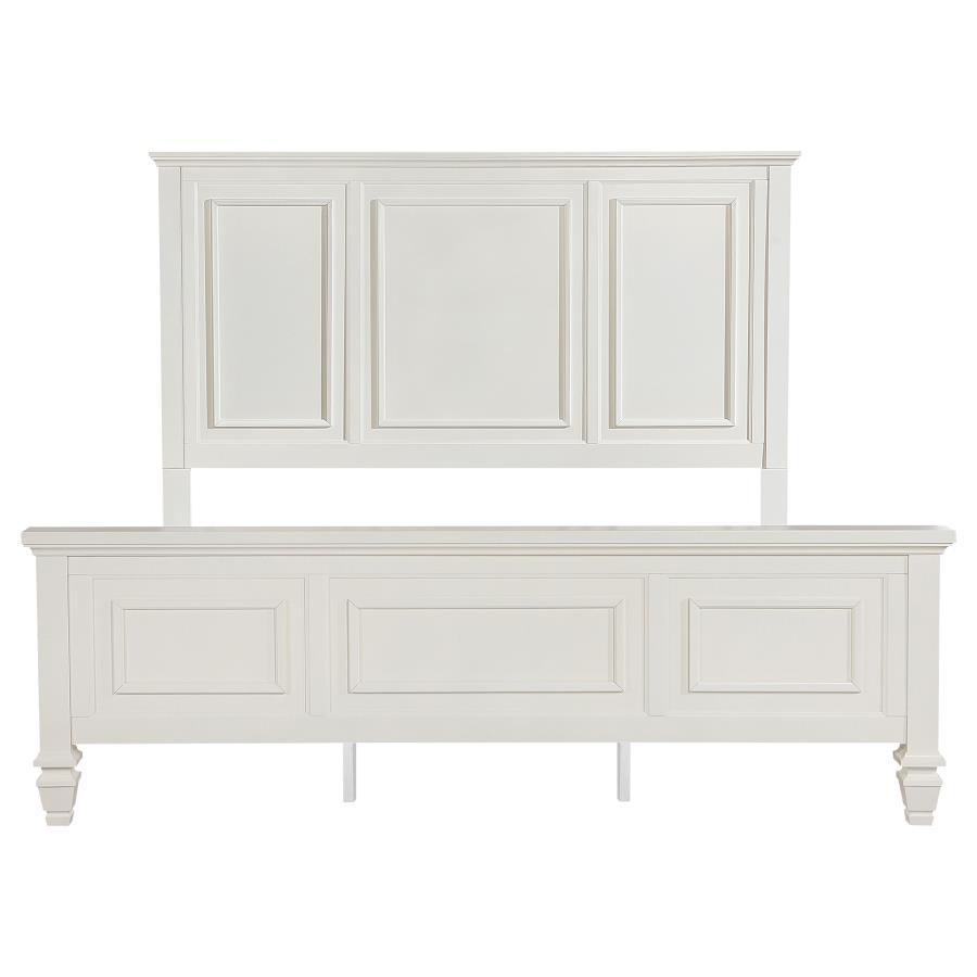 Sandy Beach - 63" Panel Bed with High Headboard
