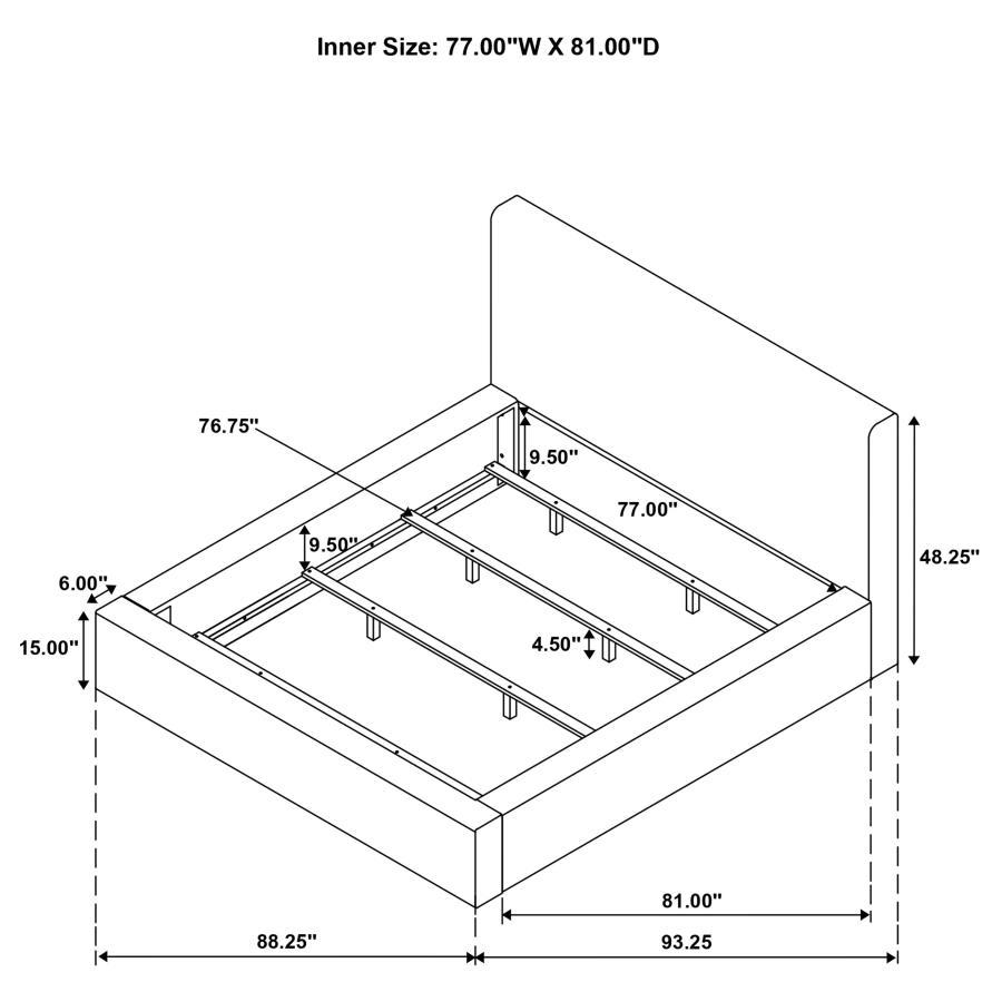 Rebecca - Faux Fur Upholstered Bed