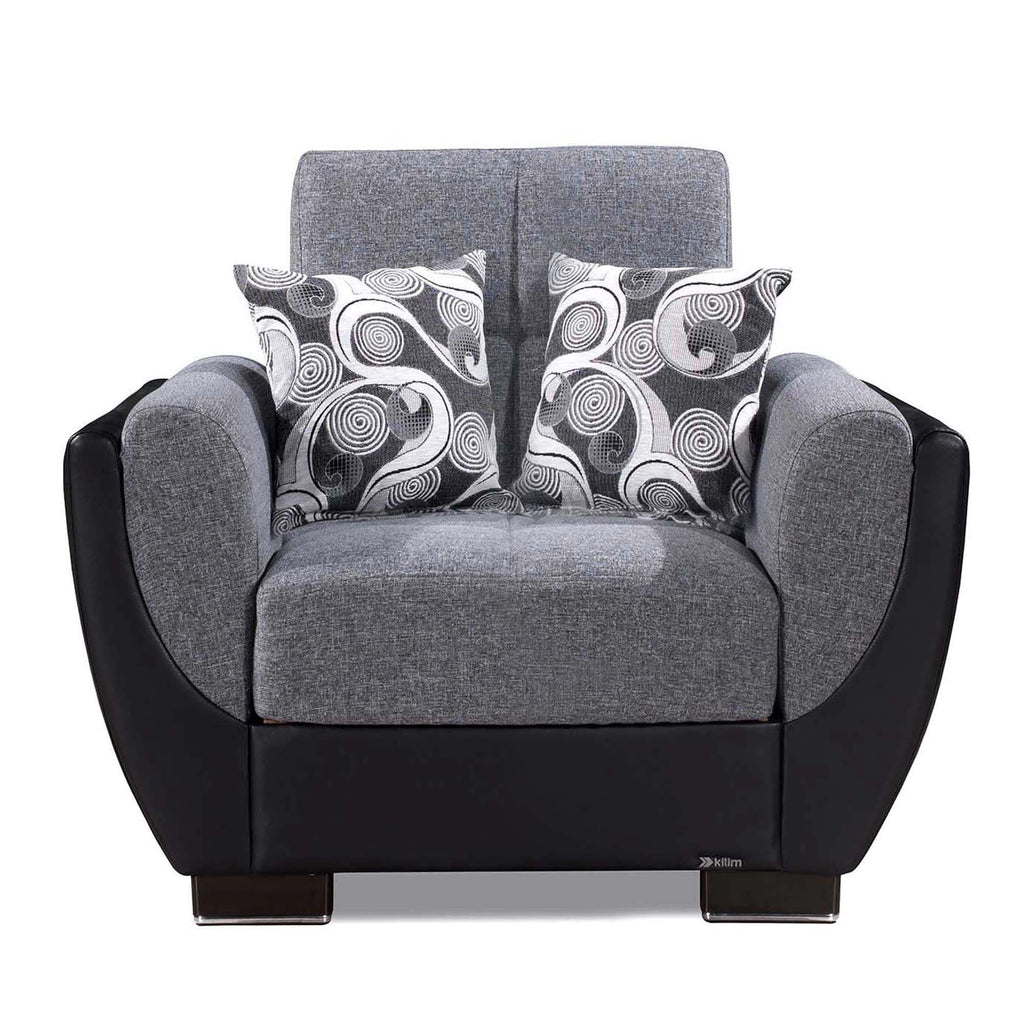 Ottomanson Armada Air - Upholstered Convertible Armchair With Storage
