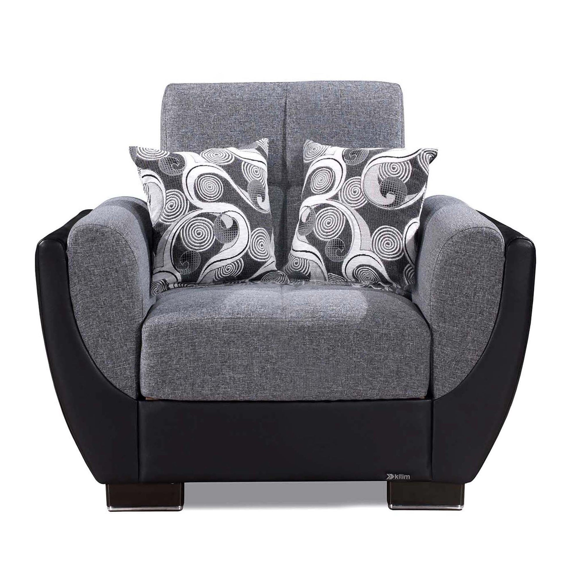 Ottomanson Armada Air - Upholstered Convertible Armchair With Storage
