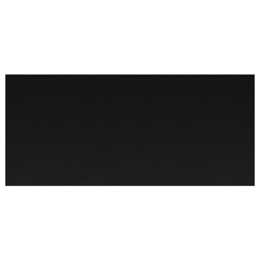 Florence - Extension Dining Table - Distressed Black