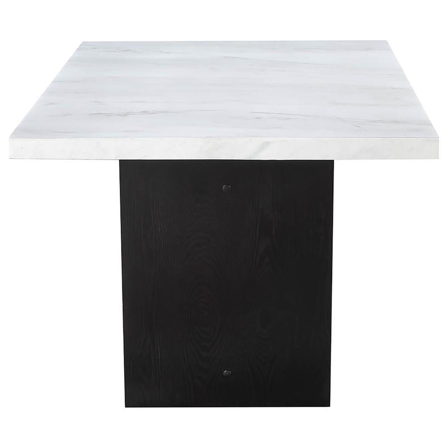 Sherry - Rectangular Marble Top Dining Table Set