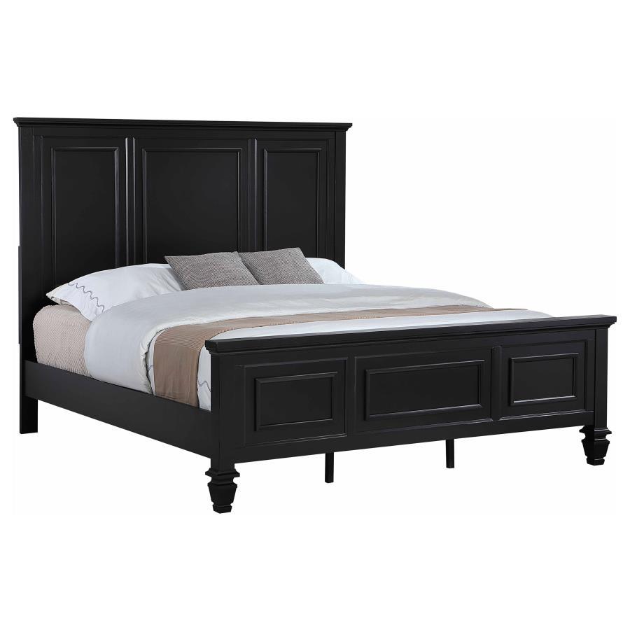 Sandy Beach - 63" Panel Bed with High Headboard