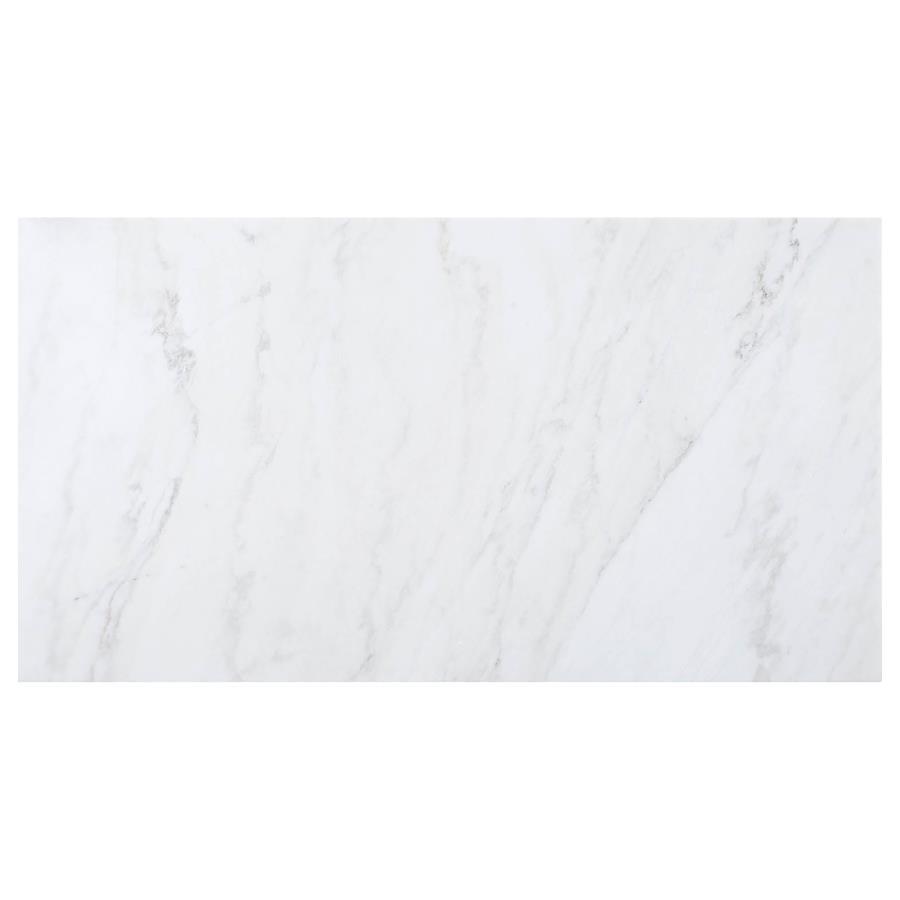 Sherry - Rectangular Marble Top Dining Table Set