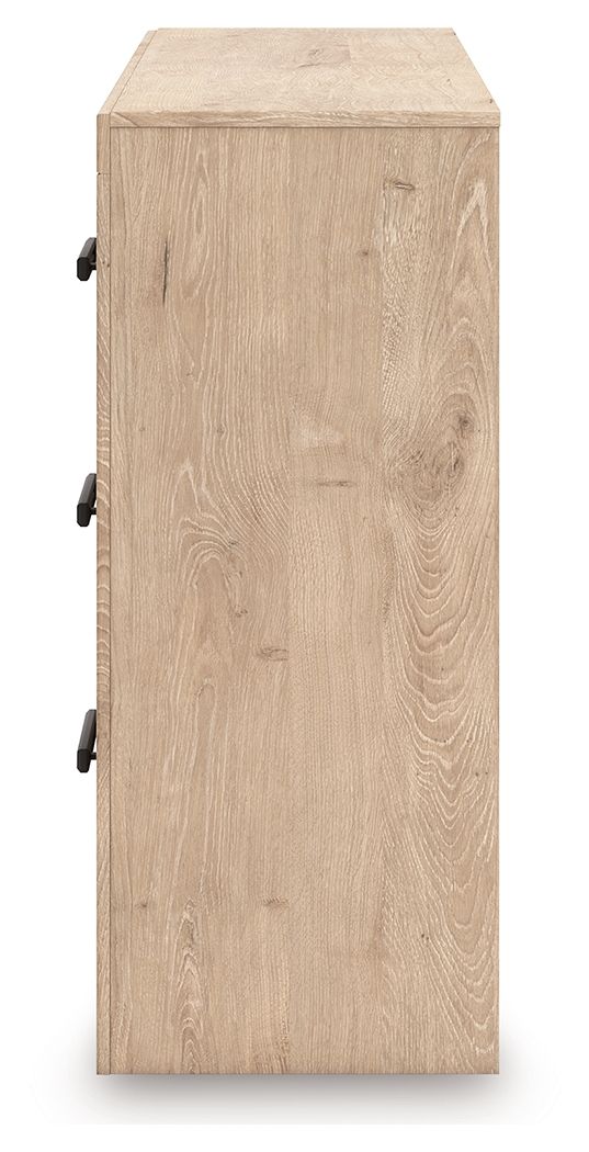 Sanginlane - Tan - Six Drawer Dresser