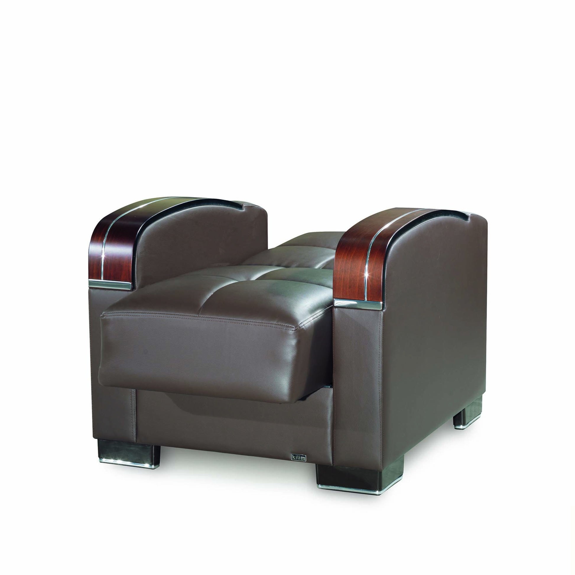 Ottomanson Mobimax - Upholstered Convertible Armchair With Storage