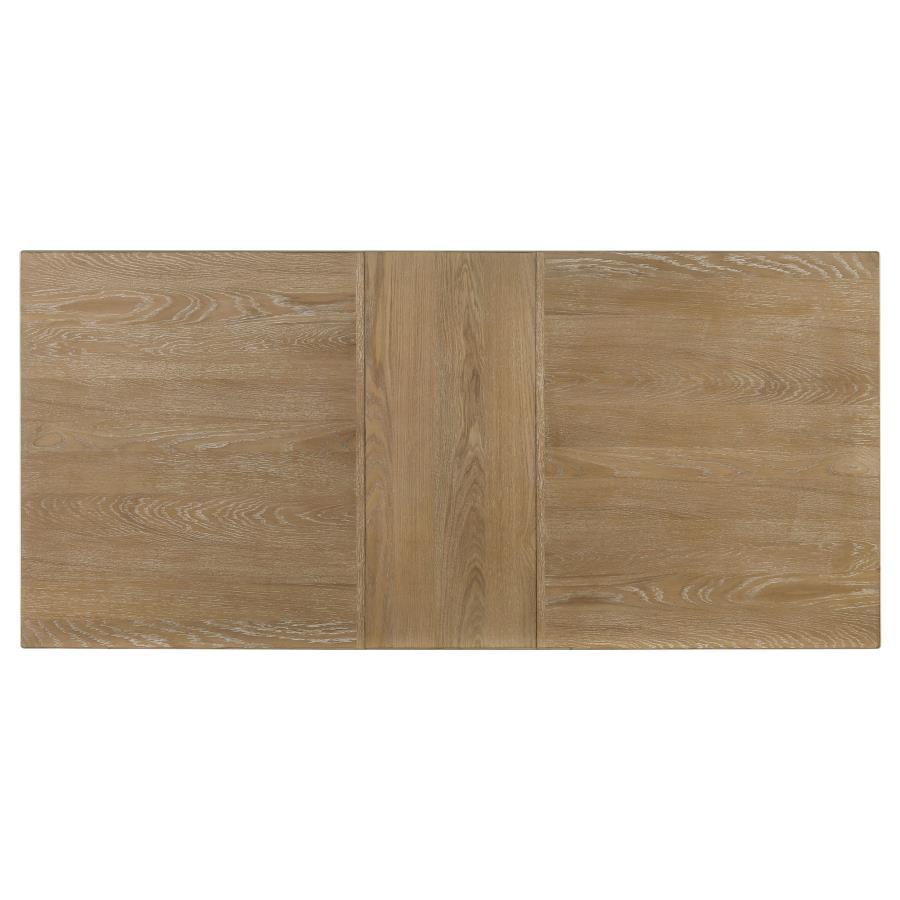 Adina - Extension Dining Table - Distressed Light Brown