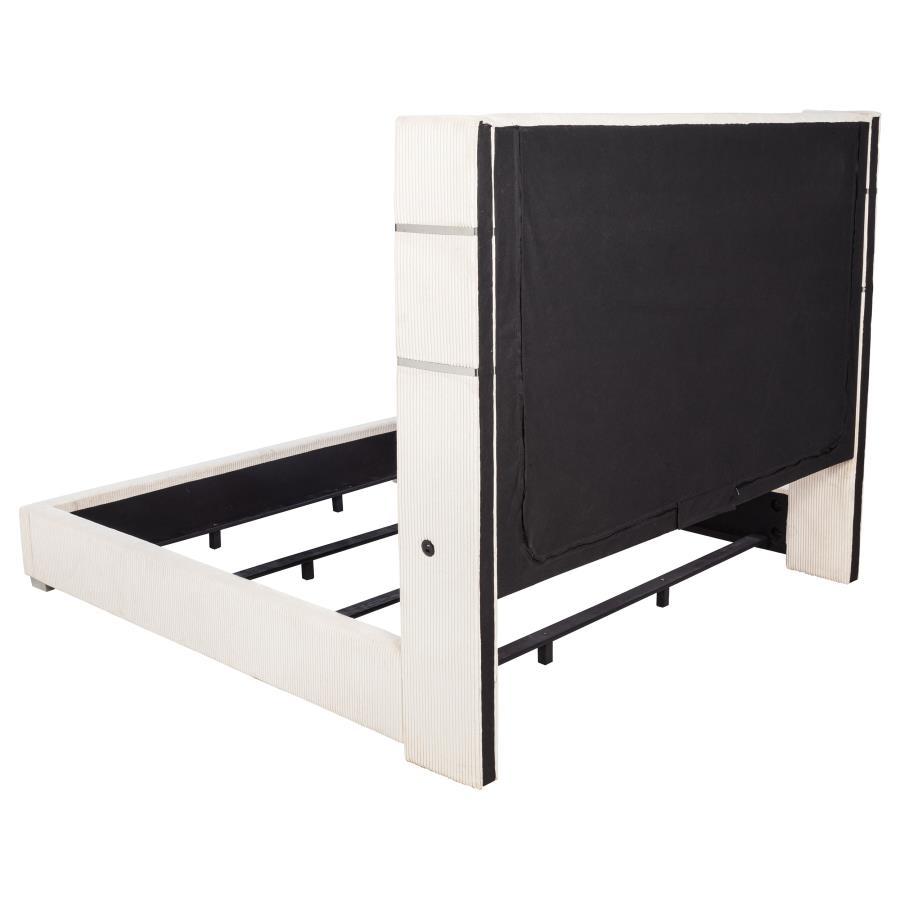 Tisdall - Upholstered Fireplace Bed