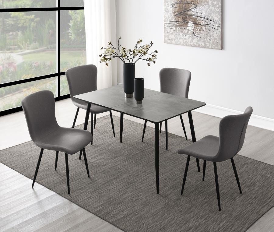 Horizon - Upholstered Dining Side Chair (Set of 2) - Taupe