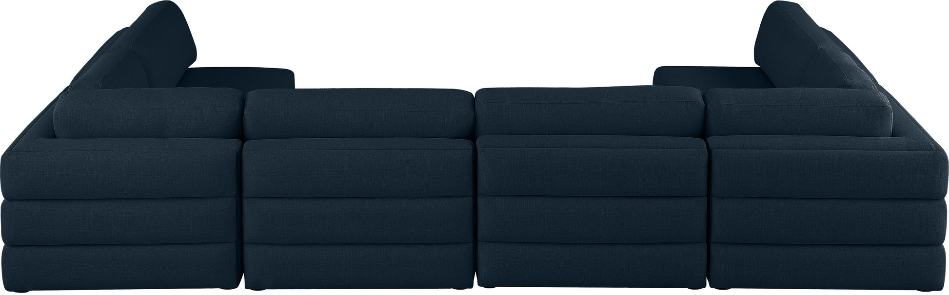 Beckham - 6 Piece Modular U-Shaped Armless Sectional