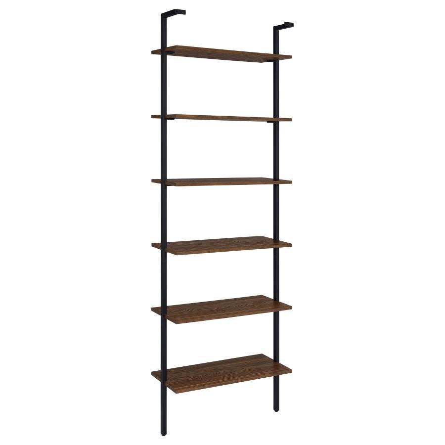 Owens - 3 Piece Wall Mounted Bookshelf Set - Walnut
