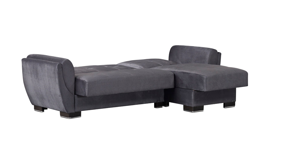 Ottomanson Armada Air - Upholstered Convertible Chaise Lounge With Storage - Microfiber