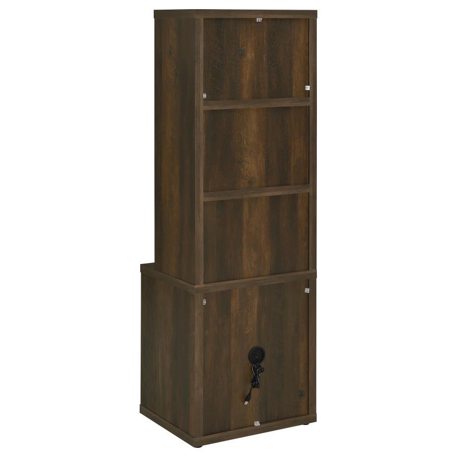 Westpark - 3-Shelf Bookcase USB And Lockable Drawer
