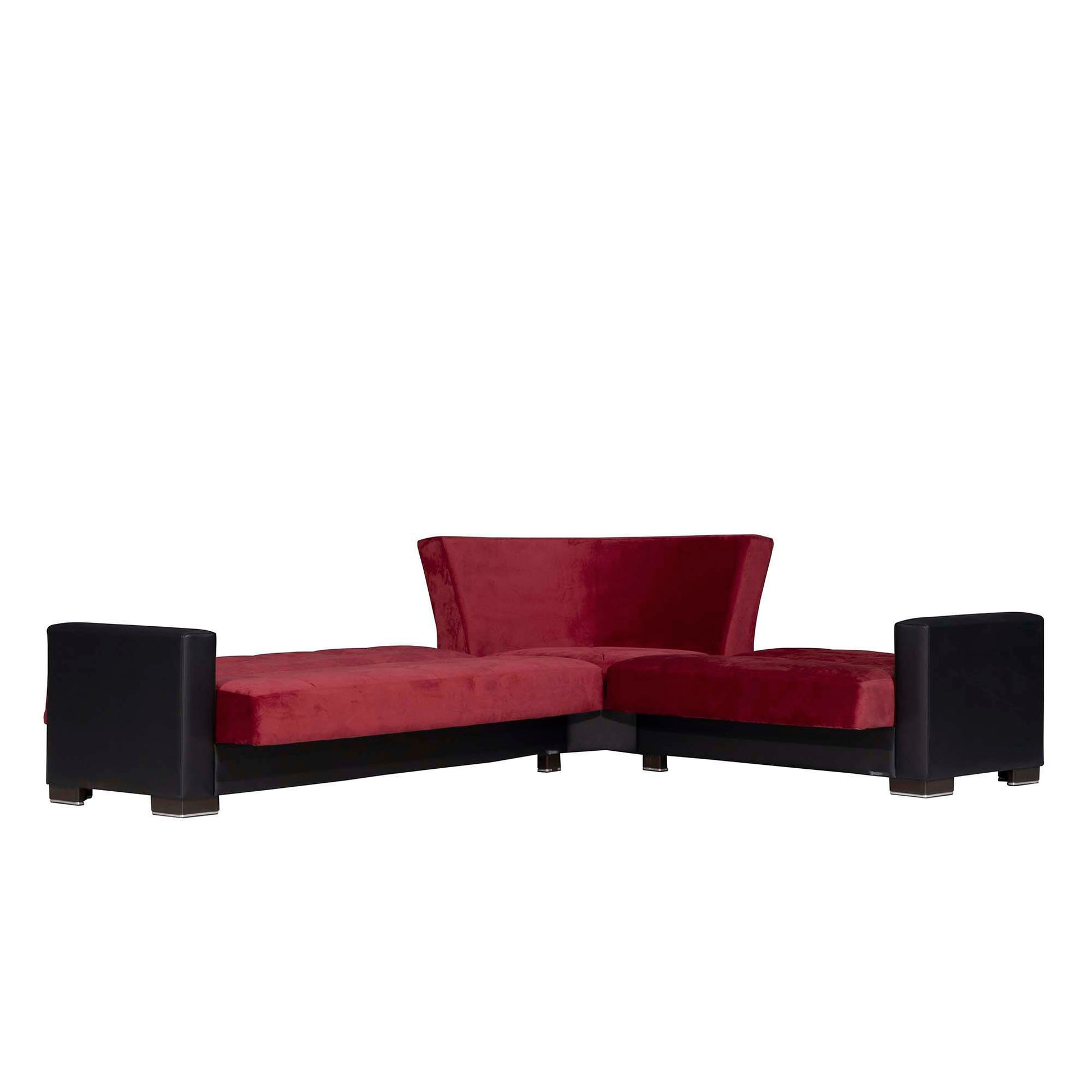 Ottomanson Armada - Upholstered Convertible Sectional With Storage - Microfiber