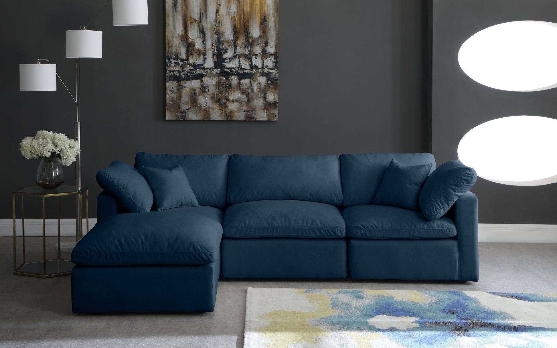 Plush - 4 Piece Modular Sectional