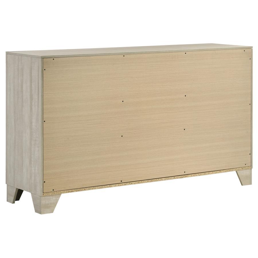 Trenton - 6-Drawer Bedroom Dresser - Rustic Cream