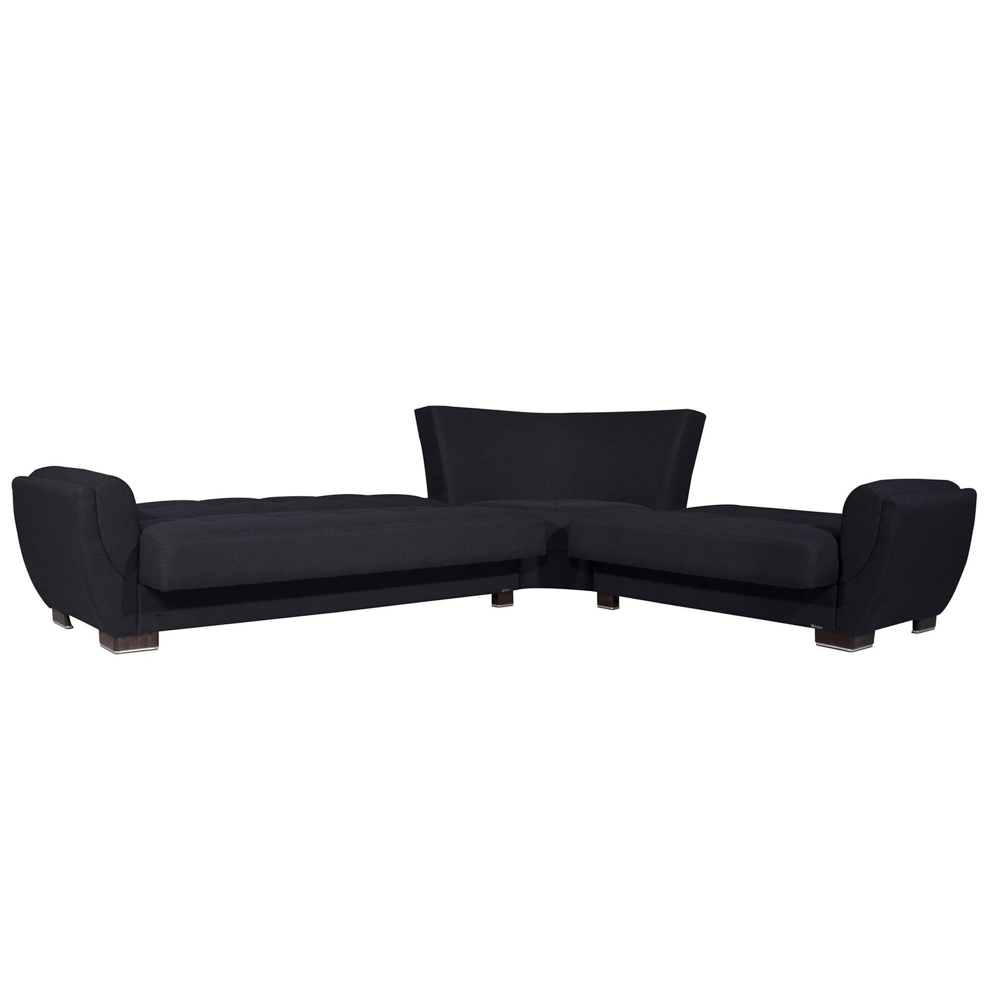 Ottomanson Armada Air - Upholstered Convertible Sectional With Storage - Polyester