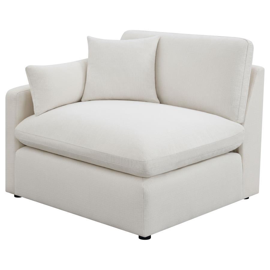 Hobson - 5 Piece Upholstered Modular Sectional Sofa - Ivory