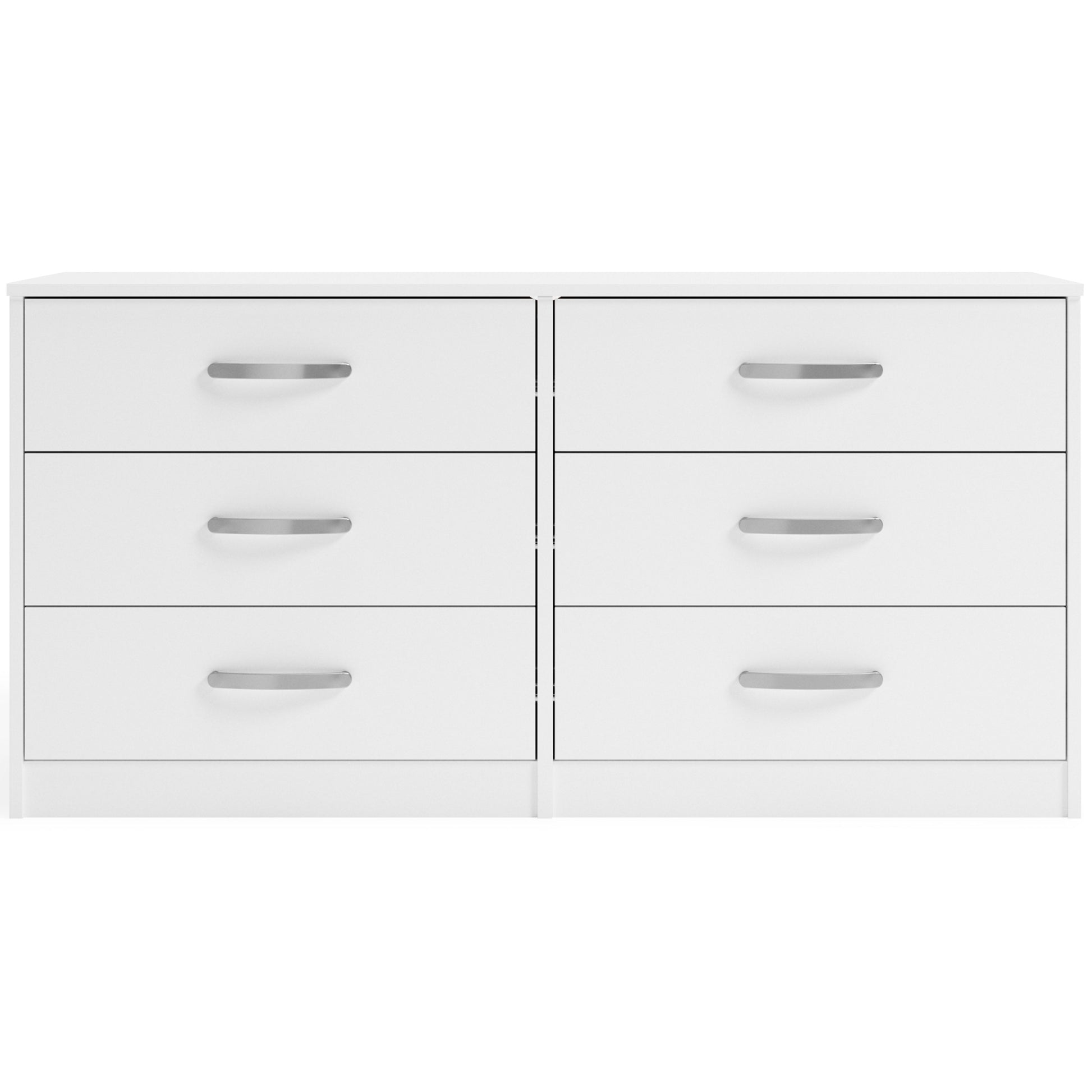 Flannia - White - Six Drawer Dresser - 29'' Height