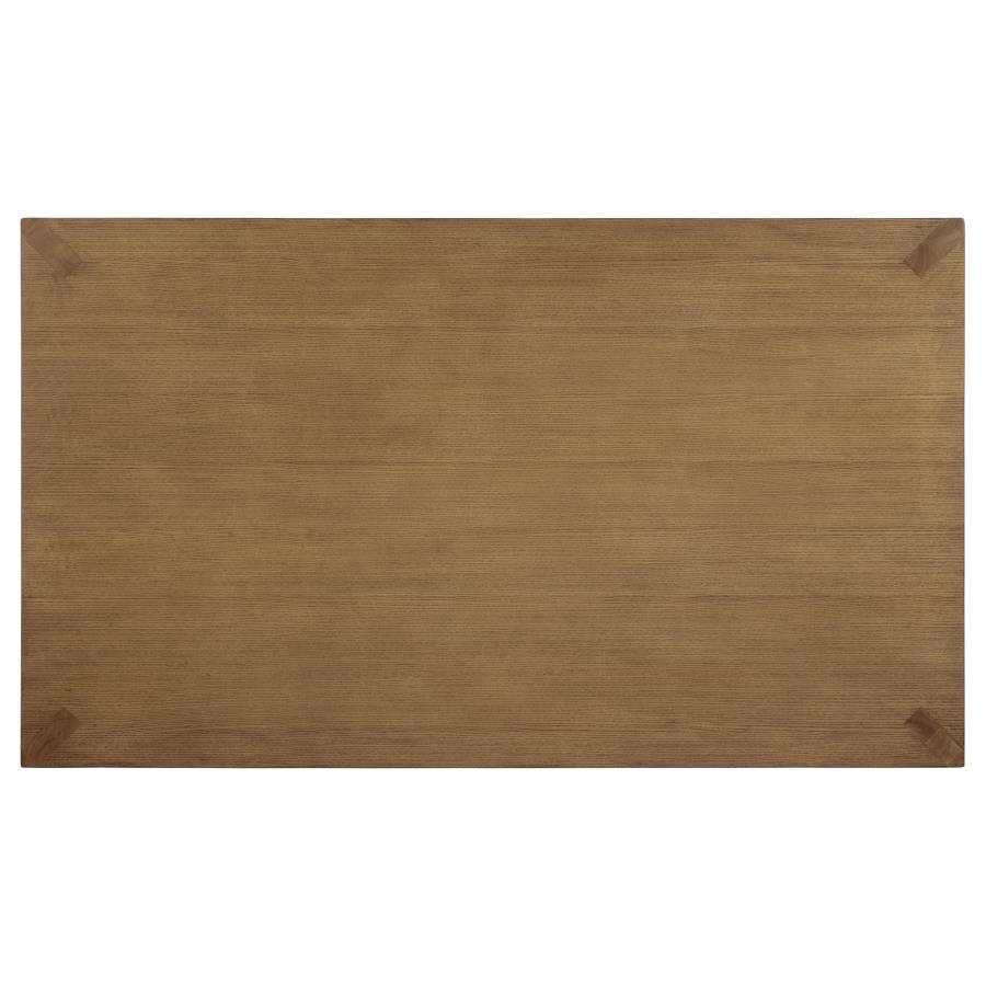 Bruner - Rectangular Wood Dining Table - Natural Brown